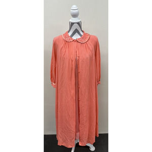 GOSSARD ARTEMIS 3 Piece Vtg Peignoir Robe Nightgown Set Chiffon Nylon Medium FS